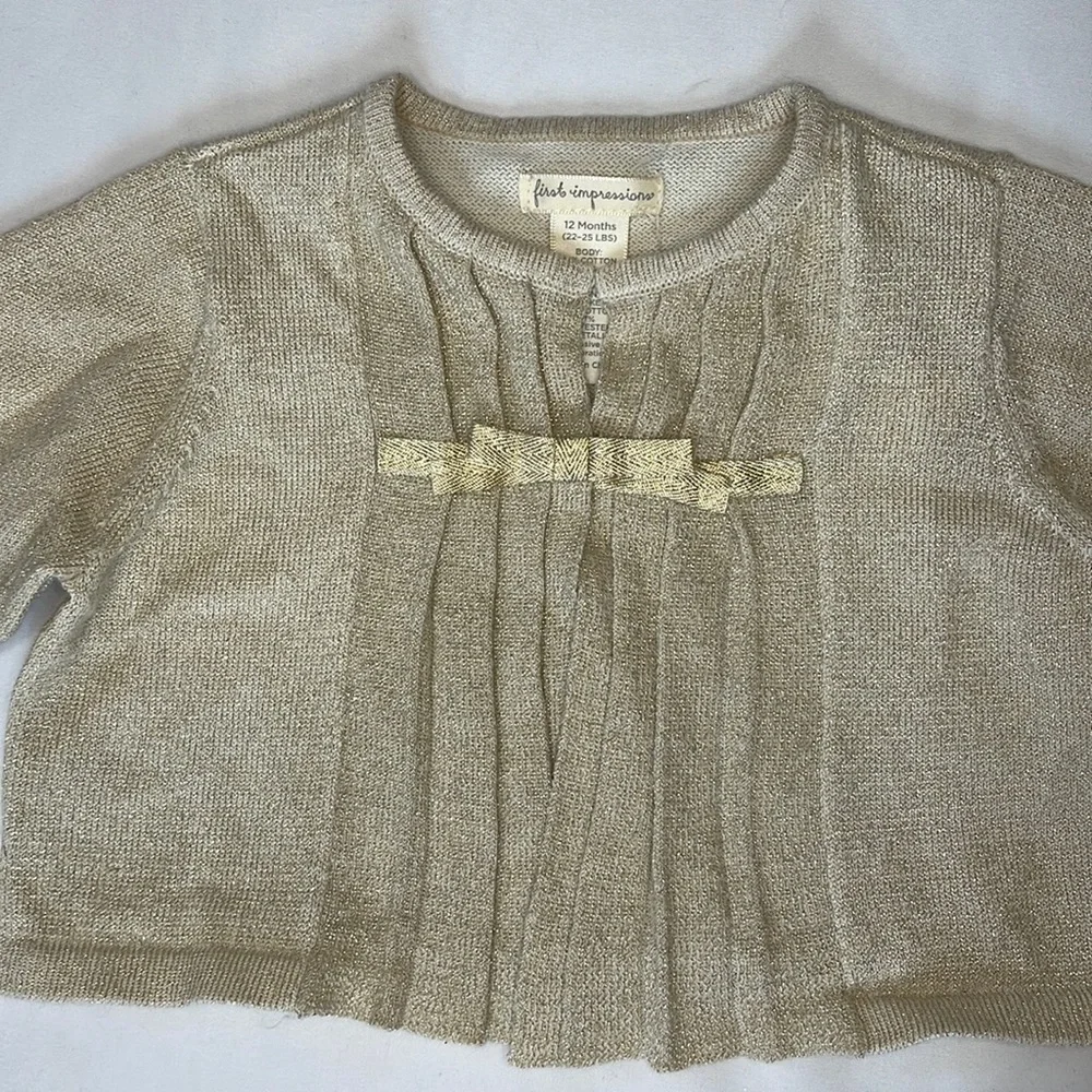 First Impressions Baby Girl Sweater - Picture 2 of 6